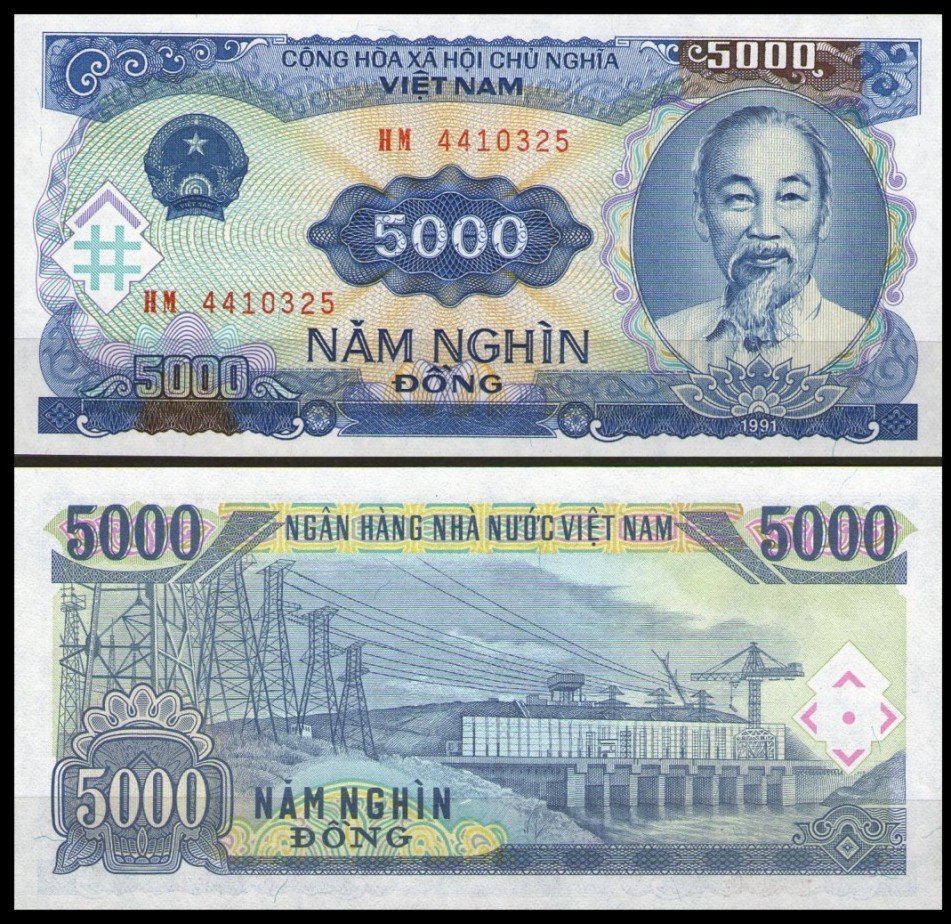 Vietnam 1991 - 5000 dong UNC